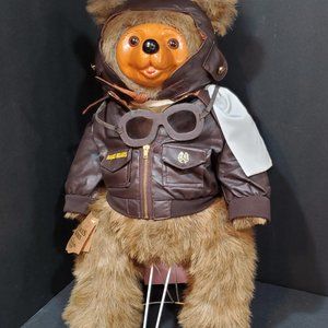 LINDY Artist Teddy Bear RAIKES APPLAUSE 5458 Limited 22 in Vintage 1986 w/ STAND